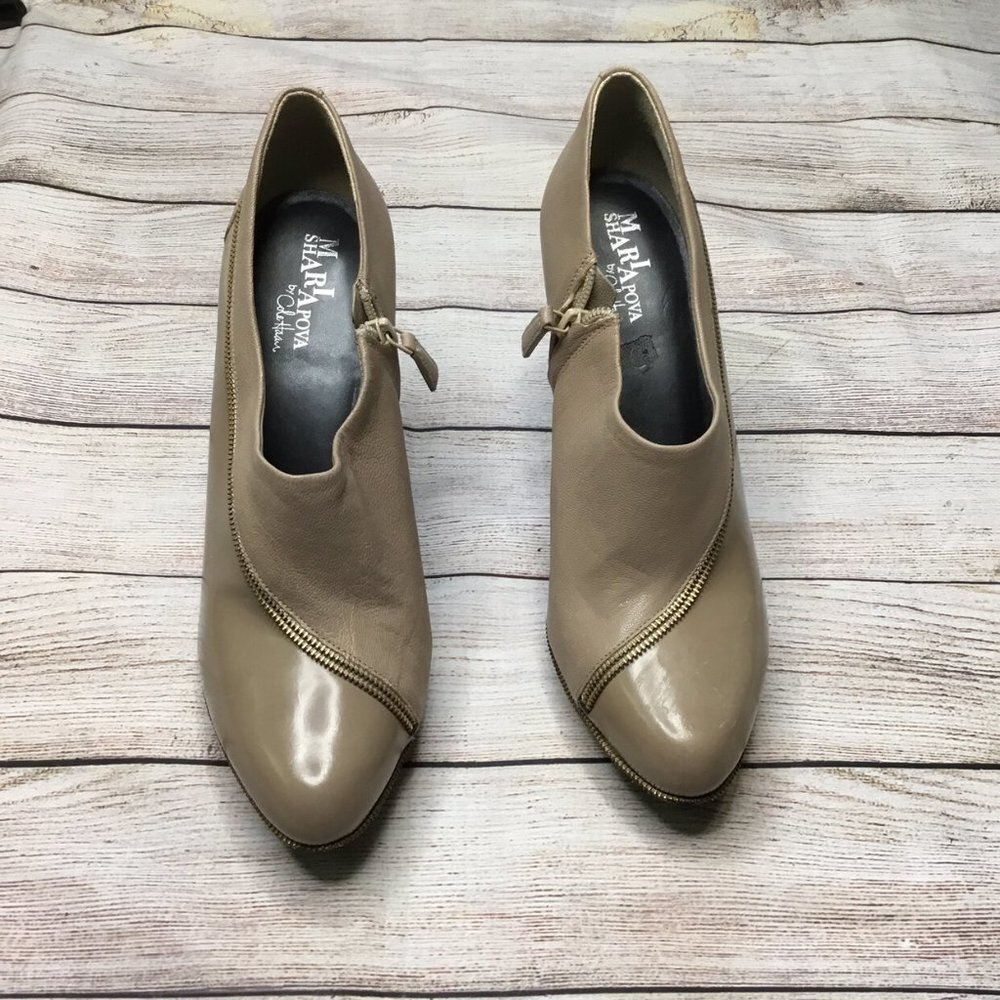 Women’s Maria Sharapova Beige Bootie sz 10